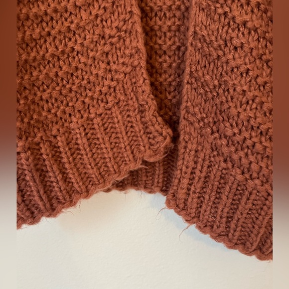 Chunky Knit Cardigan- Rose Color - Picture 6 of 12